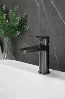 Смеситель для раковины BELZ, оружейная сталь, арт-B10715-3 — фото 2, Смесители для раковины