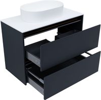Тумба под раковину Allen Brau Activity 90 антрацит матовый/черный браш арт-1.34005.AM — фото 9, Тумбы под раковину