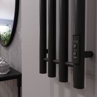 Полотенцесушитель Проксима Круг (электро.) 21х120 (скр.монтаж, унив.подкл., Черный, Альтасан арт-ПроксимаКругСП21120Ч — фото 4, Электрические полотенцесушители