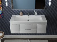 Раковина KIROVIT Оскар 1050 мебельная белый 4640021064740 арт-Вн Крв36 — фото 3, Раковины встраиваемые сверху