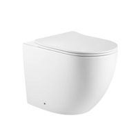 Унитаз ABBER Bequem AC1111TMW приставной белый матовый, безободковый, смыв торнадо — фото 10, Приставные унитазы