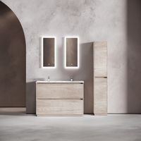 Товар: Тумба под раковину SANCOS Libra Floor напольная, 1190х450х840, c двумя ящиками оснащенными доводчиками, дуб галифакс натуральный, арт. арт-LB120F-2EG - фото 2 Тумба под раковину SANCOS Libra Floor напольная, 1190х450х840, c двумя ящиками оснащенными доводчиками, дуб галифакс натуральный, арт. арт-LB120F-2EG — фото 2, Тумбы под раковину