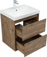 Товар: Тумба с раковиной Aquanet Милан 60 цв. дуб рустикальный арт-00340162 - фото 10 Тумба с раковиной Aquanet Милан 60 цв. дуб рустикальный арт-00340162 — фото 10, Тумбы с раковиной