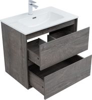 Тумба с раковиной Aquanet Милан 70 цв. дуб рошелье 00340158 — фото 6, Тумбы с раковиной