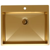Товар: Кухонная мойка Reflexion Iseo RX2250GD брашированное золото - фото 291 Кухонная мойка Reflexion Iseo RX2250GD брашированное золото — фото 291, Кухонные мойки