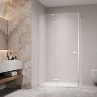 Душевой уголок RGW SV-030 100x100, квадратный, профиль хром, стекло матовое/8 мм, арт-353203000-21 — фото 2, Квадратные душевые уголки