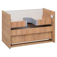 Тумба подвесная MELBOURNE 80 /дуб/серый/ AQUA DE MARCO 2080GCMEL/H/V.2.0 — фото 6, Тумбы под раковину