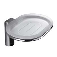 Мыльница COLOMBO DESIGN LUNA настенная цвет хром арт-B0101 — фото 3, Мыльницы