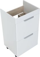 Тумба под раковину Aquanet Ирис new 50 белый глянец (2 ящика, ножки) 00310151 — фото 11, Тумбы под раковину