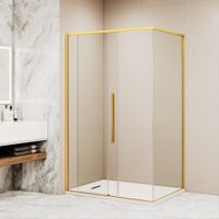 Душевой уголок RGW SV-42G 90x100, прямоугольный, профиль золотой, стекло прозрачное/6 мм, арт-32324290-16 — фото 3, Прямоугольные душевые уголки