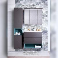 Комплект мебели для ванной Бриклаер КРИСТАЛЛ 70Z, графит/муссон — фото 5, Комплекты мебели для ванной