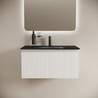 Тумба подвесная SANCOS Code 785х453х400, c одним ящиком оснащенным доводчиками, цвет белый , арт. арт-CD80W — фото 10, Тумбы под раковину