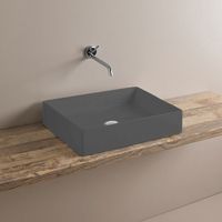 Раковина Artceram Scalino накладная без отверстий цвет Blue denim арт-SCL002 37 00 — фото 1, Раковины накладные