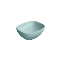 раковина накладная NUBES 40x35 без перелива голубой матовый арт-978515 — фото 2, Раковины накладные