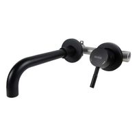 BOND Smart Смеситель настенный для раковины с внутренней частью, однорычажный черный матовый арт-B68-4288 — фото 2, Смесители для раковины