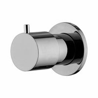 Вентиль, Fima Carlo Frattini, Spillo Up, тип вентиля-переключающий (дивертор) на 2 источника, тип установки-настенный встраиваемый, внутренняя часть-в комплекте, цвет-брашированный никель арт-F3233/2SN — фото 1, Комплектующие для душевого оборудования