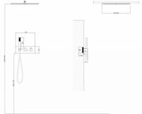 Душевая система ABBER Daheim AF8255SP скрытого монтажа без излива, термостат, сатин — фото 3, Встраиваемые душевые комплекты