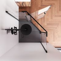 Товар: W87G-405-9090-BT Sunny душ огражд 5-угольн, распашн дверь 90x90 черный,стекло прозрачн - фото 1 W87G-405-9090-BT Sunny душ огражд 5-угольн, распашн дверь 90x90 черный,стекло прозрачн — фото 1, Душевые кабины и ограждения