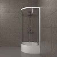 ДО Ультра 90*90 В (3 места+сифон D50) арт-Щ0000061812 — фото 4, Душевые уголки четверть круга