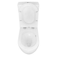 Унитаз-компакт Azario Grado 665х380х845 напольный, смыв "Торнадо", безободковый, с бачком и сидением микролифт арт-AZ-2141 UQ1 — фото 4, Напольные унитазы