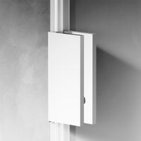 W94UWI-120-F1-MTE X-Joy Душевая перегородка 120x195, стекло прозр. 8 мм + покрытие, фурнитура мат хр — фото 2, Душевые перегородки