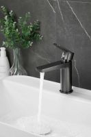 Смеситель для раковины BELZ, оружейная сталь, арт-B10715-3 — фото 3, Смесители для раковины