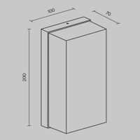 Товар: Настенный светильник (бра) Outdoor арт-O454WL-L10GF3K - фото 8 Настенный светильник (бра) Outdoor арт-O454WL-L10GF3K — фото 8, Уличное освещение