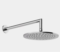 Верхний душ, Gessi, Anello, регулируемый, тип установки-настенный, размер душевого диска, мм-250*250, форма-круглая, держатель-в комплекте, размер держателя, мм-358, цвет-хром арт-63348.031 — фото 2, Верхние души