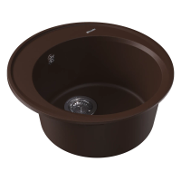 Мойка "Лацио" 510, брауни 17.010.B0510.206 — фото 1, Кухонные мойки