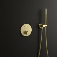 Душевая система встроенная с термостатом Timo Saona SX-2370/17SM золото матовое — фото 4, Душевые системы