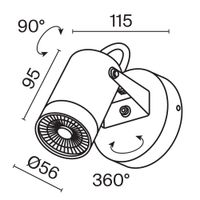 Товар: Настенный светильник (бра) Outdoor O025WL-01B - фото 5 Настенный светильник (бра) Outdoor O025WL-01B — фото 5, Уличное освещение