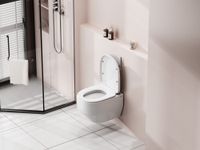 Унитаз ABBER Rechteck AC1218 подвесной белый, безободковый, смыв торнадо и струйный смыв — фото 4, Подвесные унитазы