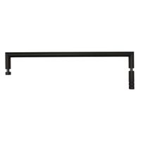 DARK Полотенцедержатель, для стеклянной двери 450 мм, черный BEMETA арт-104204310 — фото 1, Полотенцедержатели