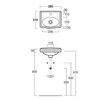 Товар: Раковина SIMAS LONDRA подвесная с одним отверстием цвет белый арт-LO944 - фото 2 Раковина SIMAS LONDRA подвесная с одним отверстием цвет белый арт-LO944 — фото 2, Раковины подвесные