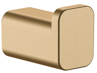 Крючок, Hansgrohe, AddStoris, одинарный, ширина, мм-16, глубина, мм-30, высота, мм-21, тип установки-настенный, материал-металл, крепления в комплекте, цвет-шлифованная бронза арт-41742140 — фото 1, Крючки для полотенец