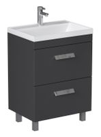 Тумба под раковину VELVEX Orlando 600-0-2 (Classica) графит арт-tn.ORL.CLA.60.2Y графит — фото 1, Тумбы под раковину