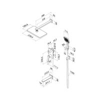 Товар: Встраиваемая система с тропическим, ручным душем и изливом, глянцевый хром, Parker, IDDIS, PARSB03i68 - фото 1 Встраиваемая система с тропическим, ручным душем и изливом, глянцевый хром, Parker, IDDIS, PARSB03i68 — фото 1, Душевые системы