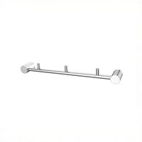 Планка на 3 крючка IDDIS Petite нержавеющая сталь, хром матовый арт-PETSSS3i41 — фото 1, Крючки для полотенец