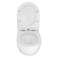 Товар: Унитаз подвесной Azario ORMI 490х360х365 безободковый, система смыва Торнадо, с быстросъемным сиденьем микролифт арт-AZ-0253VD - фото 4 Унитаз подвесной Azario ORMI 490х360х365 безободковый, система смыва Торнадо, с быстросъемным сиденьем микролифт арт-AZ-0253VD — фото 4, Подвесные унитазы