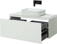 Тумба под раковину Allen Brau Infinity 100 1.21004.WM белый матовый — фото 5, Тумбы под раковину