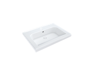 Раковина KIROVIT Леонардо 700 мебельная белый (Вн КрУЛ70 ) 4630055556205 — фото 1, Раковины встраиваемые сверху