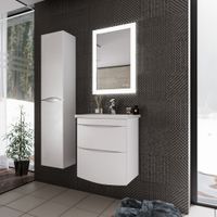 Комплект мебели для ванной Бриклаер ВЕГА 60-2, белый — фото 5, Комплекты мебели для ванной