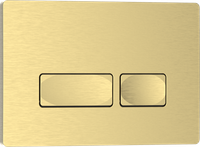 Кнопка смыва IBERICA BLANCA ESTI-R ABS-пластик, золото матовое (IB.B021.005.000) — фото 2, Кнопки смыва