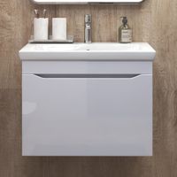 Тумба под раковину VIGO Grani 70 подвесная белый (165) — фото 2, Тумбы под раковину