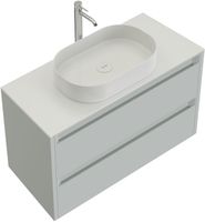 Тумба под раковину Allen Brau Fantasy 100 1.11003.PWM 2.0 папирус матовый — фото 3, Тумбы под раковину