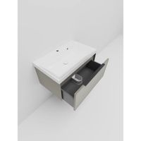 Тумба под раковину подвесная La Fenice SIMPLA FNC-01-SIM-C-80, бежевая — фото 5, Тумбы под раковину