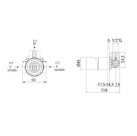 Товар: Встраиваемая часть Bossini Z00007 для смесителей для ванны и душа на 1 потребителя - фото 2 Встраиваемая часть Bossini Z00007 для смесителей для ванны и душа на 1 потребителя — фото 2, Встраиваемые душевые комплекты