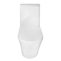 Унитаз-компакт Azario ANTEO ROUND 385х630х820 напольный, безободковый, быстросъемное сиденье микролифт арт-AZ-1219A — фото 5, Напольные унитазы