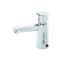 Смеситель порционный для раковины, таймер 8-12 сек., встр.фильтр, хром (9087FR) VR.TMP-9504.CR — фото 1, Смесители для раковины