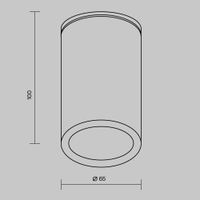 Потолочный светильник Outdoor арт-O307CL-01B — фото 3, Уличное освещение